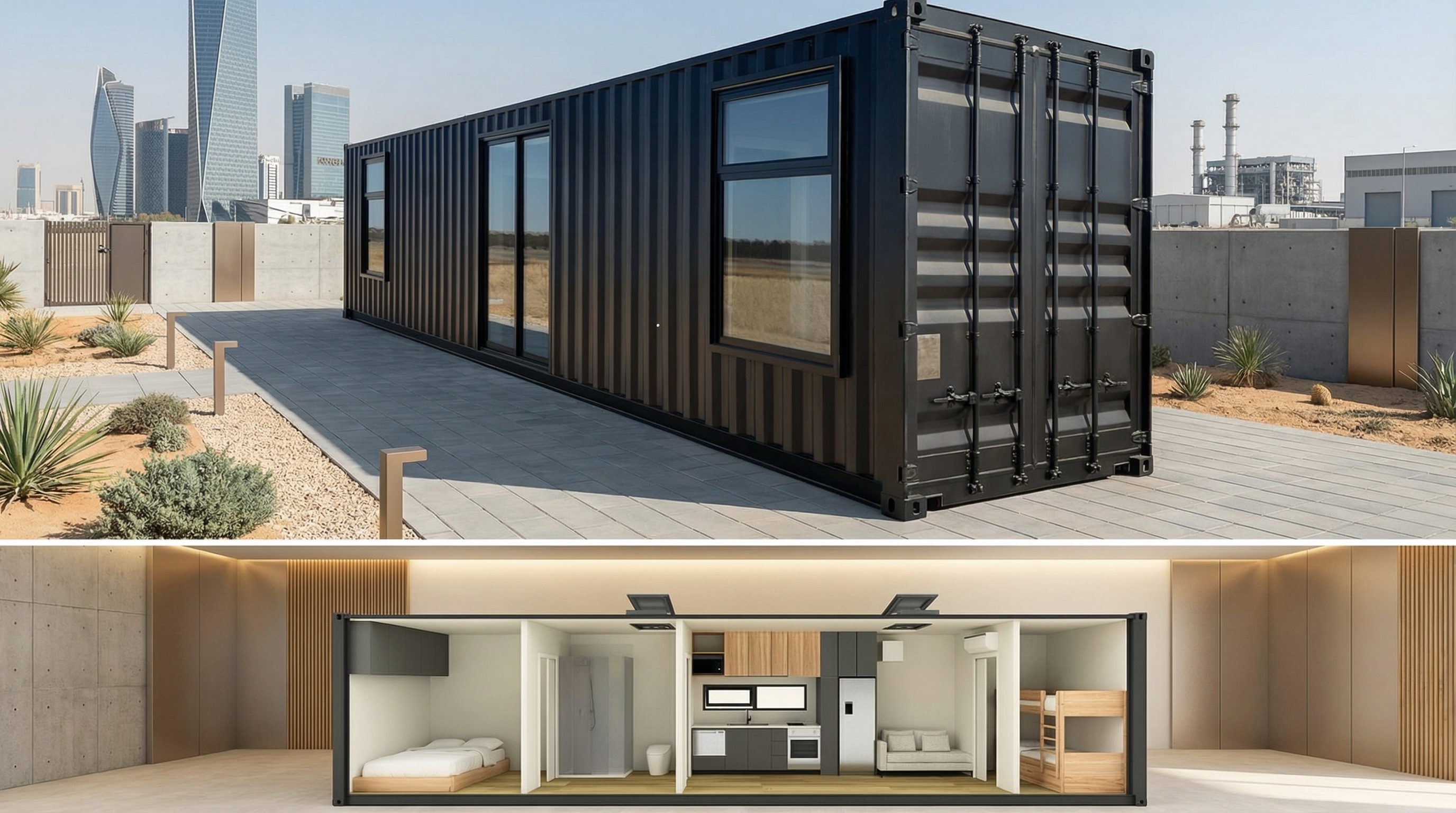 غرف سكنية متنقلة