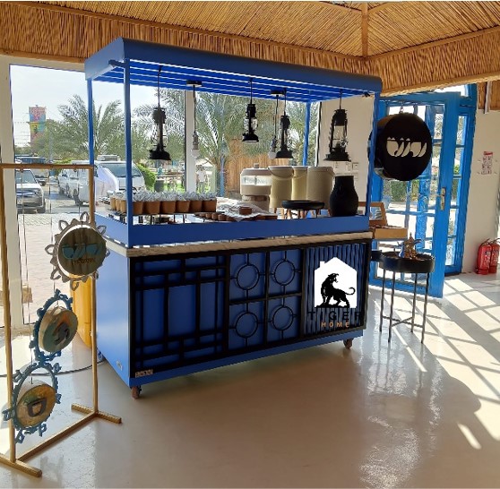 عربة قهوة متنقلة